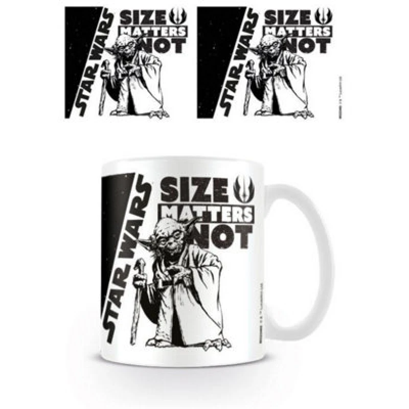 Image of Star Wars Size Matters Not Mug White unisex
