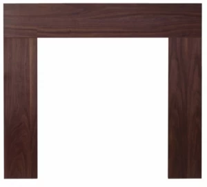 image of Focal Point Fires Wichita Fire Surround - Walnut