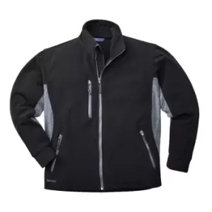 Image of Portwest Mens Texo Contrast Fleece Black 4XL