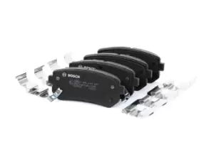 Image of Bosch Brake pad set HYUNDAI,KIA 0 986 494 627 583020ZA00,583021GA00,583021HA10 583021JA30,583021KA30,583021MA40,583022SA10,583022SA30,583022SA70