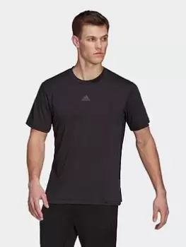 image of Adidas Train Motion Pack T-Shirt, Black/Grey Size M Men