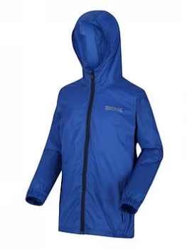 Image of Boys, Regatta Kids Pack-It Waterproof Jacket III - Blue Size 11-12 Years