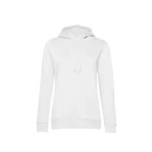 Image of B&C Womens/Ladies Organic Hoodie (XS) (White)