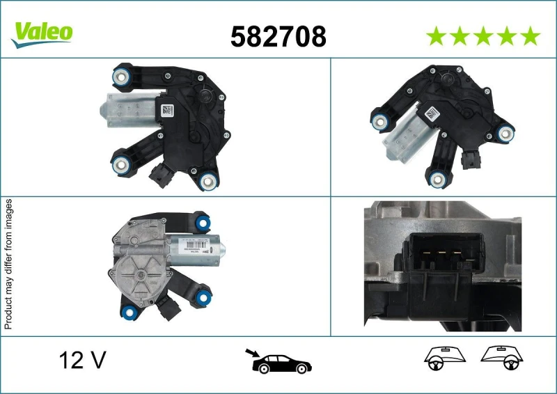 Image of Wiper motor VALEO 582708