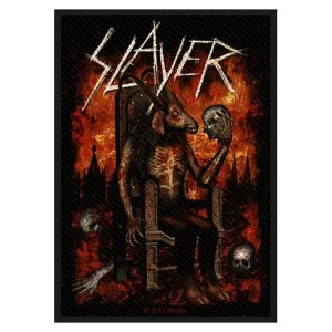 Image of Slayer - Devil on Throne Standard Patch