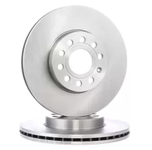 Image of RIDEX Brake disc VW,AUDI,SKODA 82B0028 1K0615301T,5Q0615301H,JZW615301J Brake rotor,Brake discs,Brake rotors 1K0615301T,5Q0615301H,JZW615301J