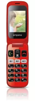 Image of Emporia ONE 6.1cm (2.4") 80g Black, Red Feature phone