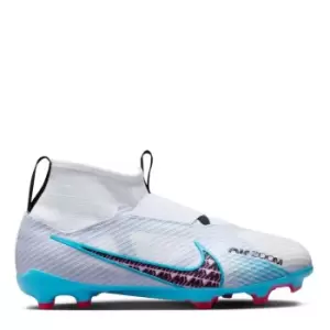 Image of Nike Mercurial Superfly Pro DF FG Junior Football Boots - White