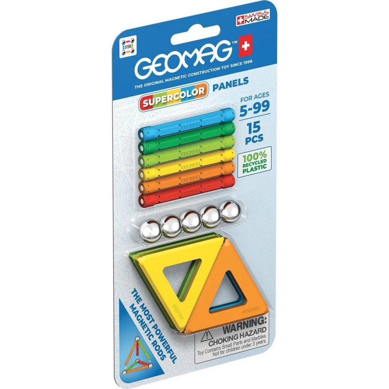 Image of GEOMAG Magnetic Supercolor - 15 Pieces Make Your Own Toys One Size Multi 42972999000