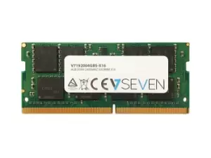 Image of V7 4GB DDR4 PC4-19200 - 2400MHZ 1.2V SO DIMM X16 Notebook Memory...