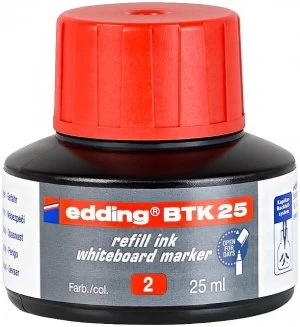 edding BTK 25 Refill Ink For Whiteboard Marker Red