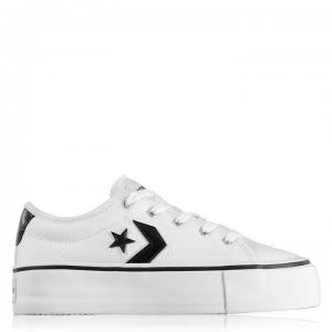 Image of Converse Replay Ladies Trainers - White/Black