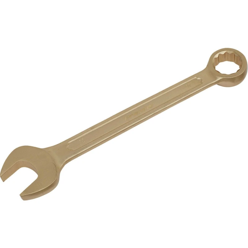 Image of Loops 32mm Non-Sparking Combination Spanner - Open-End & 12-Point WallDrive Ring Multi