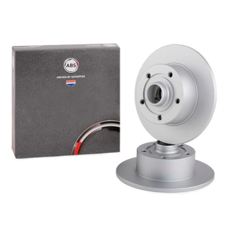 Image of A.B.S. 18425 Brake disc solid, Coated, with ABS sensor ring Brake Disc (82)