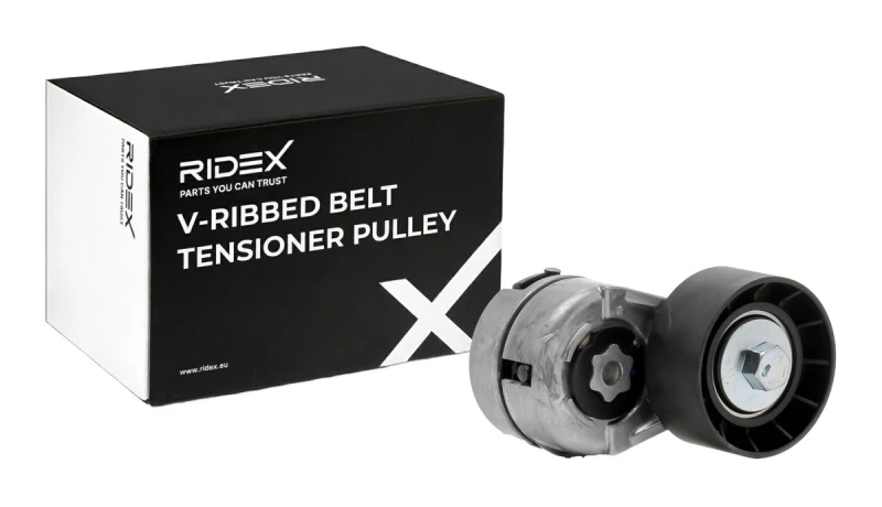 Image of RIDEX 310T0035 Tensioner Pulley Tensioner Pulley,v-ribbed belt (310)