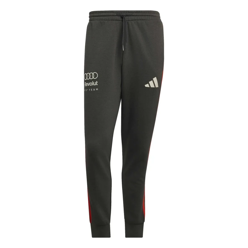 Image of Adidas Audi tracksuit bottoms Formula One Team DNA Noir Male S