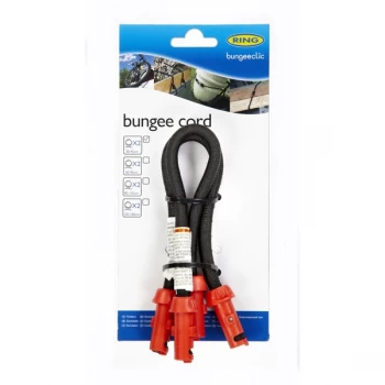 image of Ring Bungee Clic Cords Twin Pack 30cm