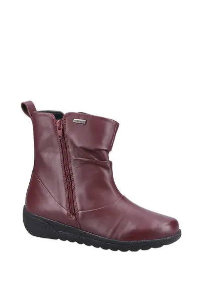 image of Fleet & Foster Brecknock Boots Burgundy