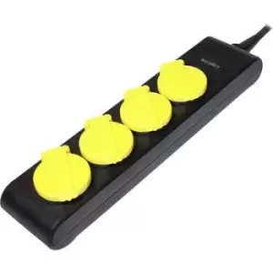 image of LogiLink LPS212 Power strip (w/o switch) Black