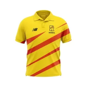 Image of New Balance Balance Trent Rockets Polo Shirt Junior Boys - Yellow