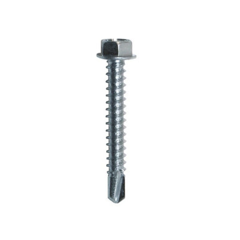 Image of Jcp Fixings A2-304 St/st Metalfix Self-Drilling Screws 5.5 X 22mm - Fjmfl55022Ss - Perfect For Light Sections