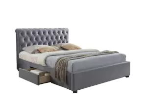 Image of Marlow Velvet King Size Bed