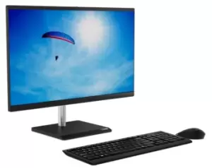Image of Lenovo V50a All-in-One Desktop PC, Intel Core i5-10400T 2GHz, 8GB RAM, 256GB SSD, 23.8" FHD Non-Touch Display, DVD Writer, WiFi, Windows 10 Pro