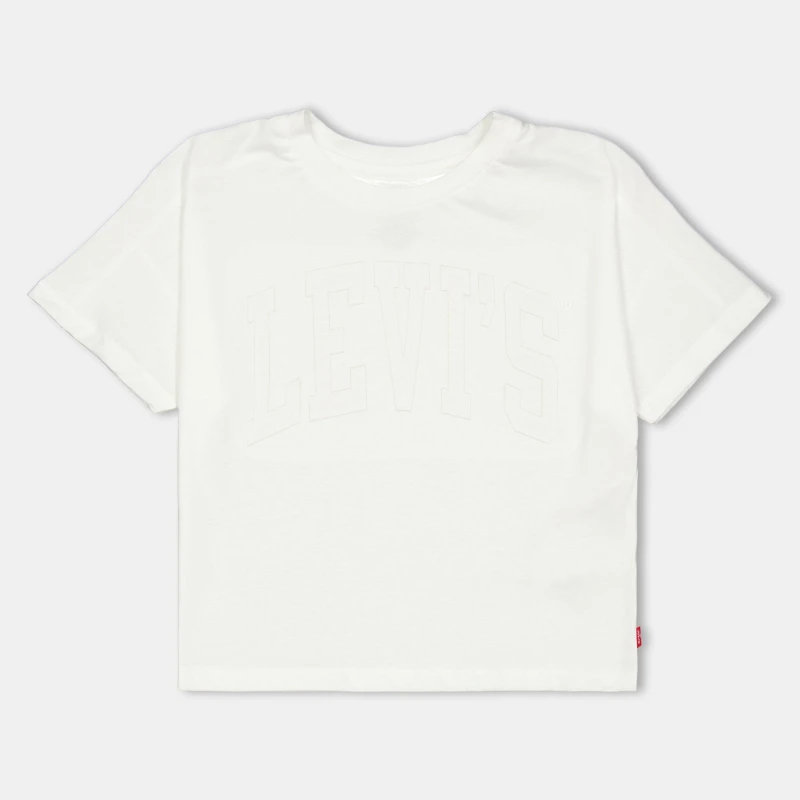 Image of Levis Kids Logo Oversized T-Shirt Blanc W8J female 8 Yrs
