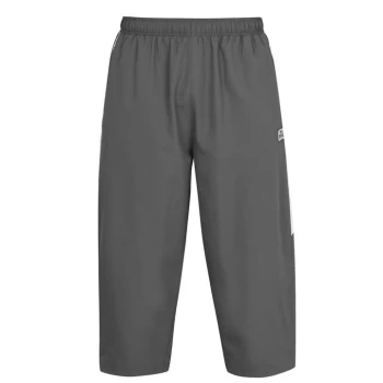 image of Lonsdale 2 Stripe three quarterPants Mens - Charcoal