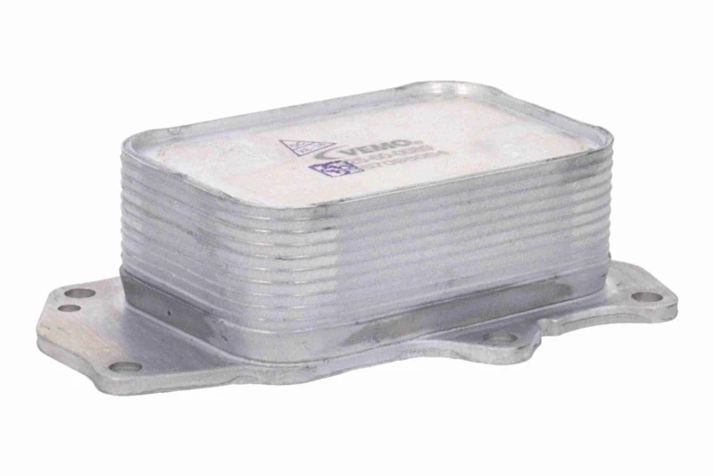 Image of VEMO V25-60-0089 Oil Cooler Original VEMO Quality without gasket/seal Aluminium Oil Cooler,engine oil (469)