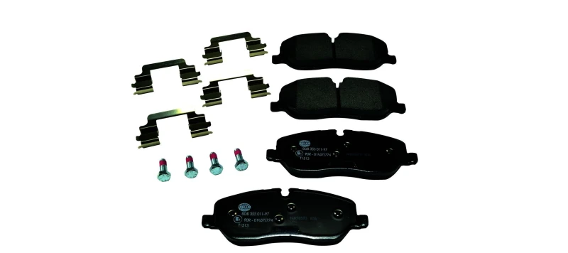 Image of HELLA Brake pad set HELLA 8DB 355 011-971