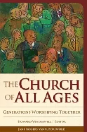 Image of church of all ages generations worshiping together