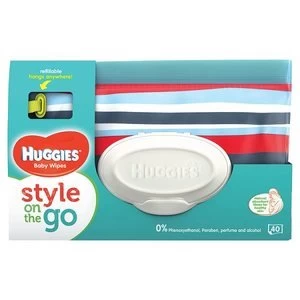 image of Huggies Style on the Go Baby Wipes