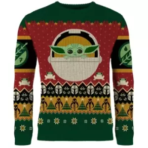 image of Star Wars The Child Christmas Jumper (Size L)