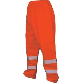 Image of Hi-Vis Rip-stop Orange Trousers (EN20471) - M - Tuffsafe