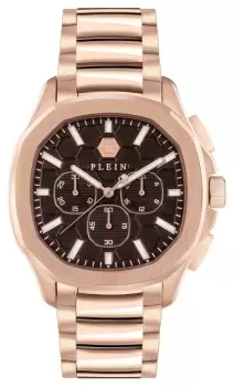 image of Philipp Plein PWSAA0623 $PECTRE CHRONO HIGH-CONIC / Brown Watch