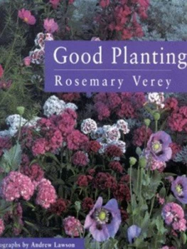 Image of Good Planting by Rosemary Verey Paperback