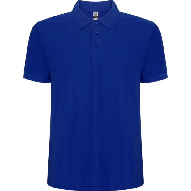 Image of ROLY ROLY Men Pegaso Premium Short-Sleeved Polo Shirt in Blue Size: Small Blue S Male 5063693904401