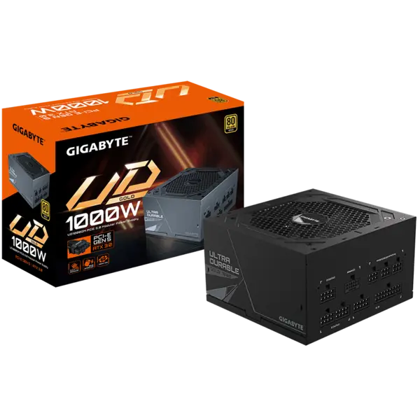 Image of Gigabyte UD1000GM PG5 1000W 80 PLUS Gold Rated PCIe 5.0 Fully Modular ATX Power Supply GP-UD1000GM PG5-EU