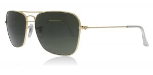 image of Ray-Ban Caravan Sunglasses Gold 001 55mm