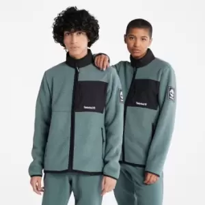 Image of Timberland All Gender Outdoor Archive Fleece Jacket In Green Green Men, Size L
