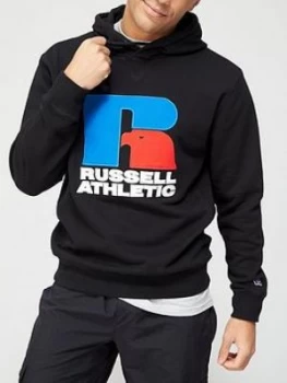 image of Russell Athletic Iconic Overhead Hoodie - Black