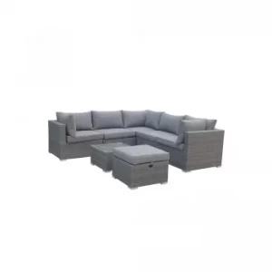 image of Parisian 7 Piece Modular Corner Lounge Set