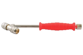 Image of Laser Tools 5441 Tyre Valve Connector Twin Head Clip On Valve - Closed Selected Steel