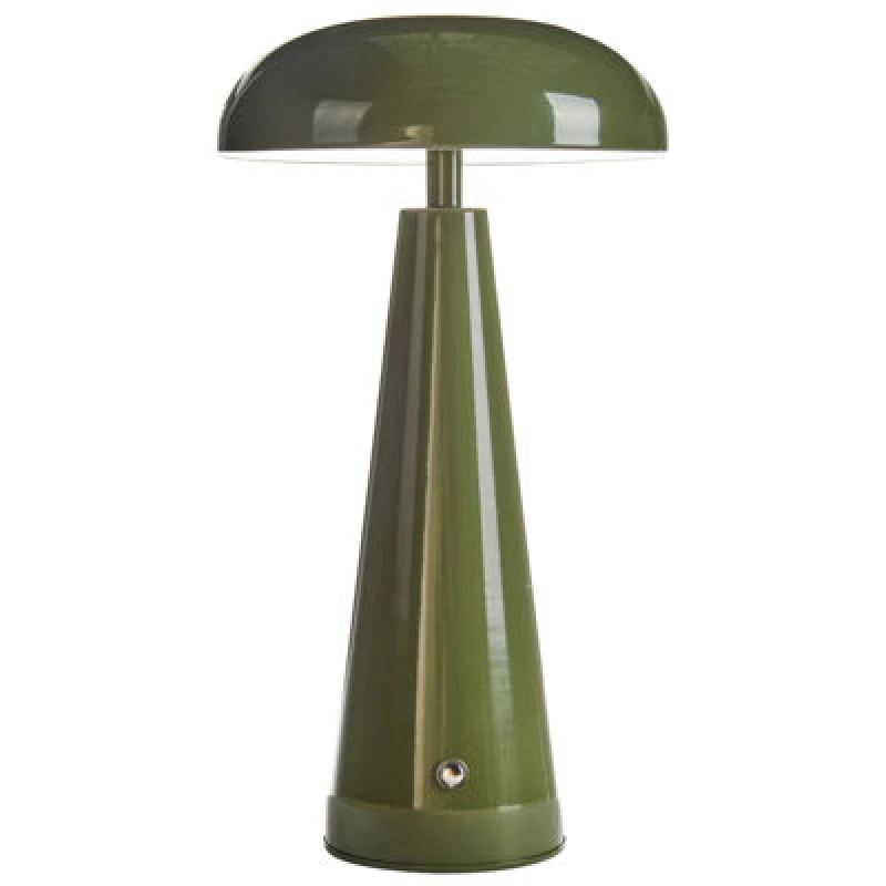 Image of Beliani Wireless LED Table Lamp Bocono With Dimmer Metal Green