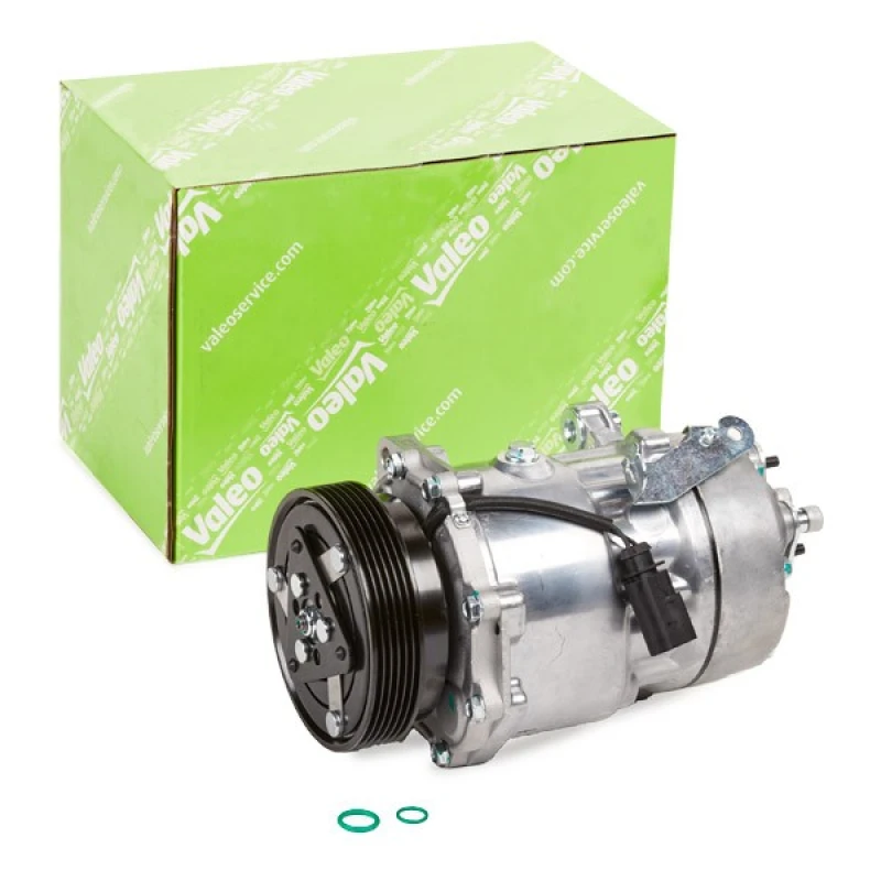 Image of VALEO 813419 AC Compressor NEW Original PART, PAG 46, Refrigerant: R134a, with PAG compressor oil Compressor,air conditioning (447)