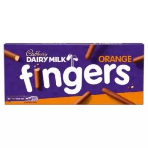 Image of Cadbury Dairy Milk Orange Fingers Chocolate Biscuits