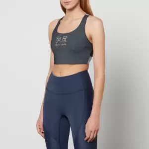 Image of P.E Nation Reaction Cutout Stretch Sports Bra - L