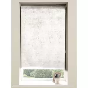 Image of Crushed Velvet Roller Blind Pearl 0.6 x 1.6 M