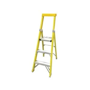 Image of Zarges GRP Platform Steps, Platform Height 1.65m 7 Rungs